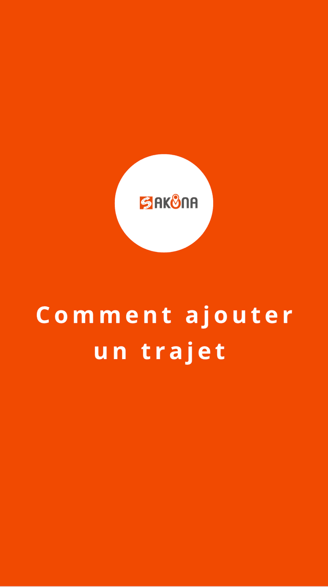 Comment ajouter un Trajet